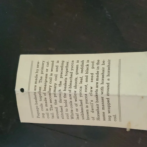 Hand coiled Rare 1970's Papago Native Indian  Wedding Vase vintage - Picture 7 of 8